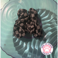 Black + Gray Checkered Cotton Scrunchie