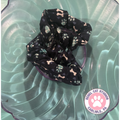 Blue Dog Lover Print Cotton Scrunchie
