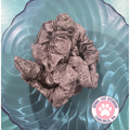 Gray Faux Lace Cotton Scrunchie