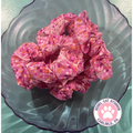 Pink Disco Balls Cotton Scrunchie