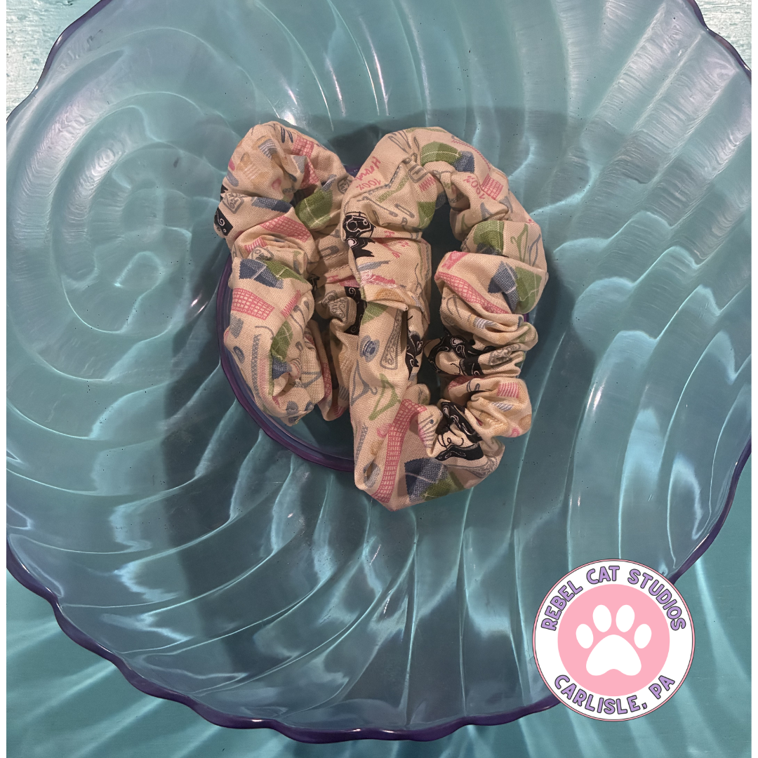 Sewing Machines Cotton Scrunchie